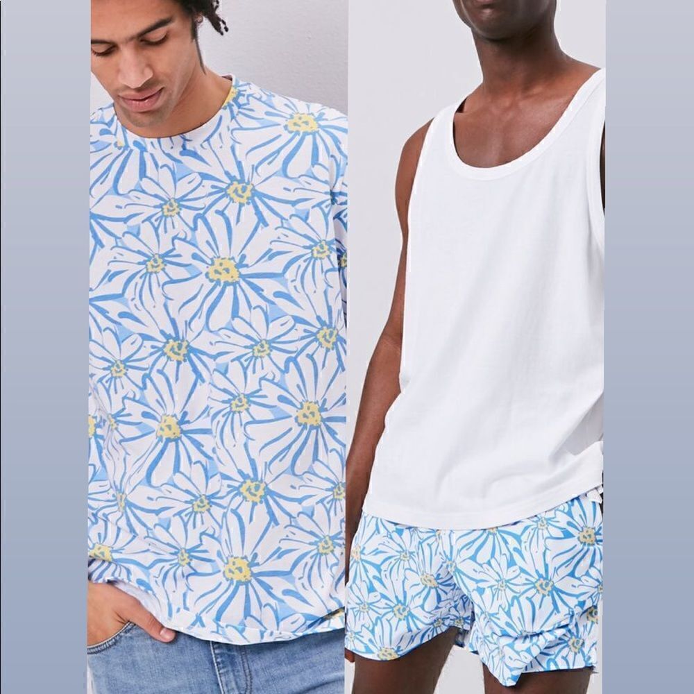 NWT swim trunks and shirt